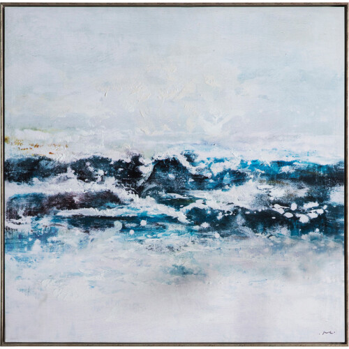Pacific Ocean Waves Framed Art 1025x50x1025mm