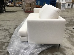 Notting 3 Seater Sofa - ‘Polar’ - 7