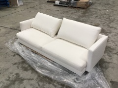 Notting 3 Seater Sofa - ‘Polar’ - 9