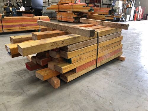 LVL Timber Pack, 150 x 75, 35 pieces, 1000 to 1600, estimated 45 Lineal Metres