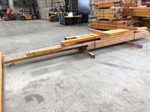 LVL Timber Pack, 150 x 75, 15 pieces, 1500 to 4800, estimated 40 Lineal Metres