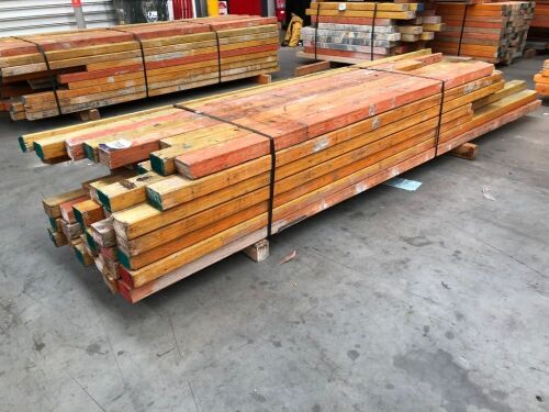 LVL Timber Pack, 95 x 63, 56 pieces, 1800 to 3300, estimated 135 Lineal Metres