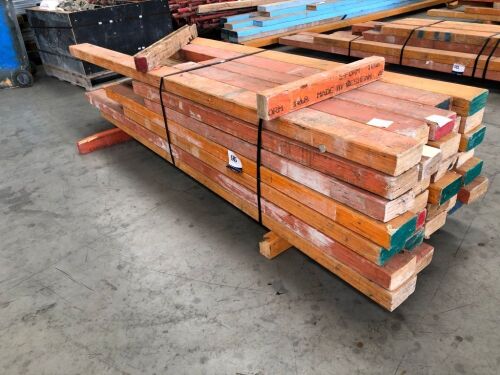 LVL Timber Pack, 150 x 75, 35 pieces, 1500 to 2900, estimated 70 Lineal Metres