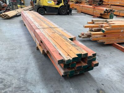 LVL Timber Pack, 95 x 63, 42 pieces, 3700 to 4800, estimated 180 Lineal Metres