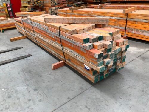 LVL Timber Pack, 95 x 63, 77 pieces, 1800 to 4800, estimated 230 Lineal Metres