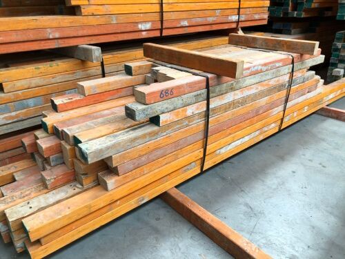 LVL Timber Pack, 95 x 63, 60 pieces, 1000 to 3800, estimated 120 Lineal Metres