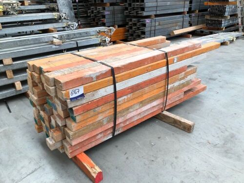 LVL Timber Pack, 95 x 63, 60 pieces, 1000 to 1800, estimated 75 Lineal Metres