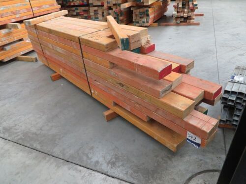 LVL Timber Pack, 150 x 75, 40 pieces, 2200 to 3700, estimated 110 Lineal Metres