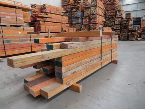 LVL Timber Pack, 150 x 75, 45 pieces, 1800 to 3000, estimated 100 Lineal Metres