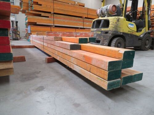 LVL Timber Pack, 150 x 75, 20 pieces, 3200 to 4800, estimated 75 Lineal Metres