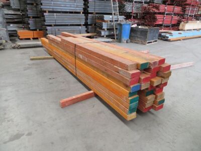 LVL Timber Pack, 150 x 75, 36 pieces, 2200 to 4700, estimated 105 Lineal Metres