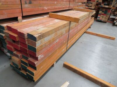 LVL Timber Pack, 150 x 75, 40 pieces, 3000 to 4800, estimated 140 Lineal Metres