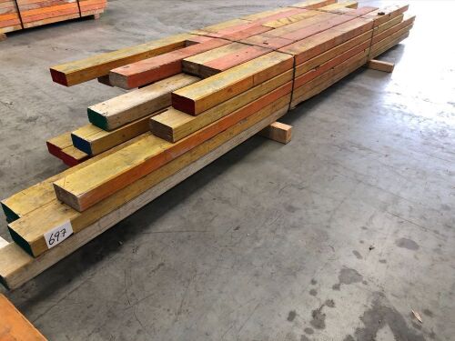 LVL Timber Pack, 150 x 75, 30 pieces, 1500 to 4800, estimated 100 Lineal Metres