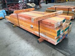 LVL Timber Pack 150 x 75 & 95 x 63, 25 pices at 150 x 75, 1500 x 5000mm L, esteimated 90 Lineal Metres, 28 pieces at 95 x 63, 2400 x 4800