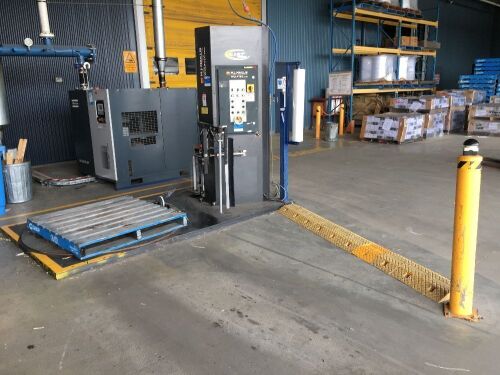 Fully Automatic STRETCH WRAPPER, Smart Model WSMLPA-200-S S/N 86254-2-0812.