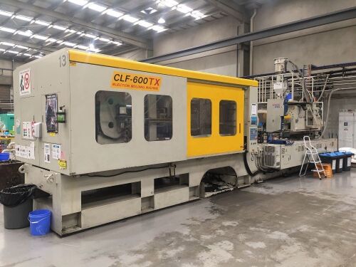 2011 Chuan 600T Injection Moulder Type CLF-600TX Double Action High Speed, Serial No: 2011-JD-098