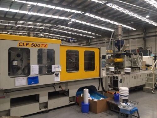 2007 Chuan 500T Injection Moulder Type CLF-500TX Double Action High Speed