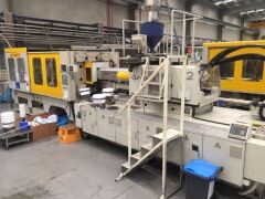 2007 Chuan 500T Injection Moulder Type CLF-500TX Double Action High Speed - 3