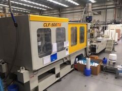2007 Chuan 500T Injection Moulder Type CLF-500TX Double Action High Speed - 8