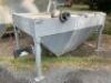 Galvanised Hopper Bin