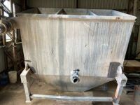 Galvanised Hopper Bin