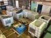 Quantity of 10 x IBC Crates of assorted poly pipe and fittings