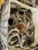 Quantity of 10 x IBC Crates of assorted poly pipe and fittings - 2