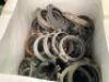 Quantity of 10 x IBC Crates of assorted poly pipe and fittings - 9