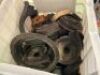 Quantity of 10 x IBC Crates of assorted poly pipe and fittings - 10