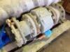 Pallet of 2 x part rolls of Garlock Blue Guard 3000 and 1 x flow meter - 2
