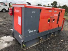 Asset #3710090, 2009 Atlas Copco 80 KVA Generator, Model: QAS 80 - 6