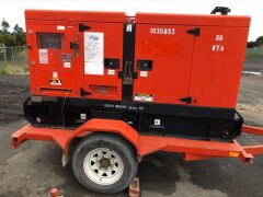 Asset# 1035853, 2011 30 KVA Powerlink GMS30KS Towable Generator - 2