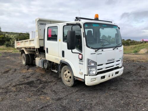 Asset # 1111053, 2012 Isuzu NPR300 Tipper Truck *RESERVE MET*