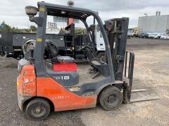 Asset #1105214, 2011 Toyota 32-8FG18 Counterbalance Forklift - 2