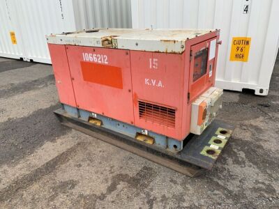 Asset #1066212, 2011 15KVA Kubota SQ1150 Generator