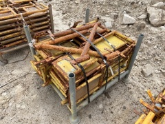 "Unreserved" - Stillage of Ladder Swing Gates, Approx 25 and Ladder Brackets - 2