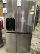 LG 668L Side by Side Fridge with Non Plumbed Ice & Water Dispenser GSL668PNL - 2