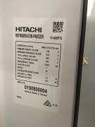 Hitachi 443L Top Mount Inverter Fridge - Brilliant Black RV480PT8BBK - 3