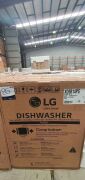 LG 60cm QuadWash Platinum Steel Freestanding Dishwasher XD5B14PS - 2