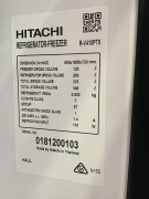 Hitachi 375L Top Mount Inverter Fridge - Brilliant Black RV410PT8BBK - 3