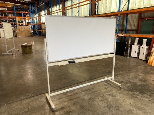 Mobile White board, Double Sided 360 rotation, 1870x1830