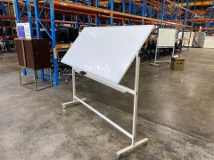 Mobile White board, Double Sided 360 rotation, 1870x1830 - 2