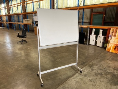 Mobile White board, Double Sided 360 rotation, 1280x1880