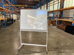 Mobile White board, Double Sided 360 rotation, 1280x1880 - 2