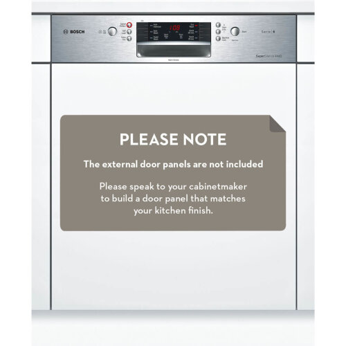 Bosch Serie 6 Semi-Integrated Dishwasher SMI66MS01A