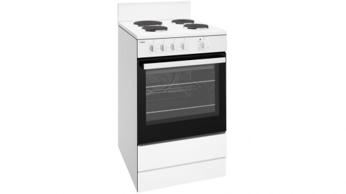 Chef 540mm Freestanding Electric Cooker with Conventional Oven - White CFE532WB