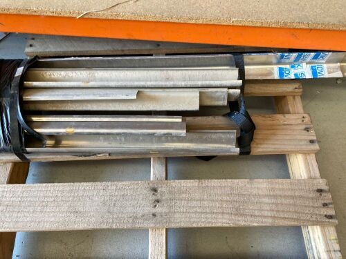 Quantity of 9 x Sandvik weld on wear strips and 6 x Atlas Copco Slide bars