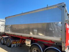 2012 Tefco 19M B Double Tandem Axel Tipper Trailer Combination - 16