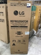 LG 310L Anti-fingerprint Bottom Mount Fridge - White GB310RWL - 2