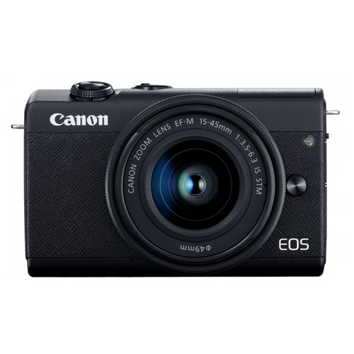 Canon EOS M200 Mirrorless Camera with 15-45mm Lens Kit - Black